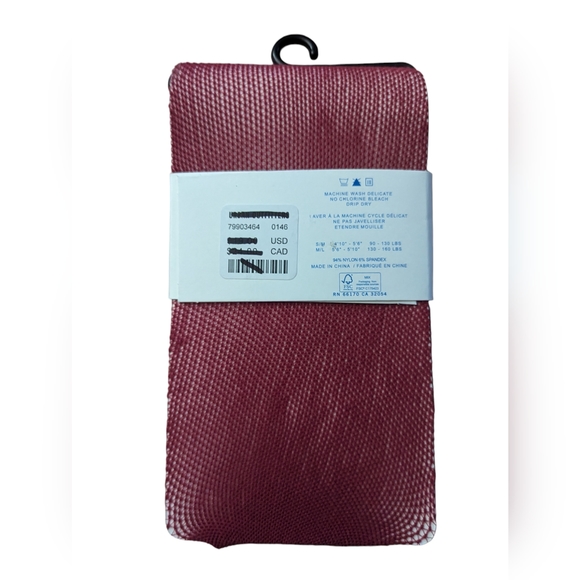 UO Red Bow Fishnet Tights S/M - Picture 3 of 3